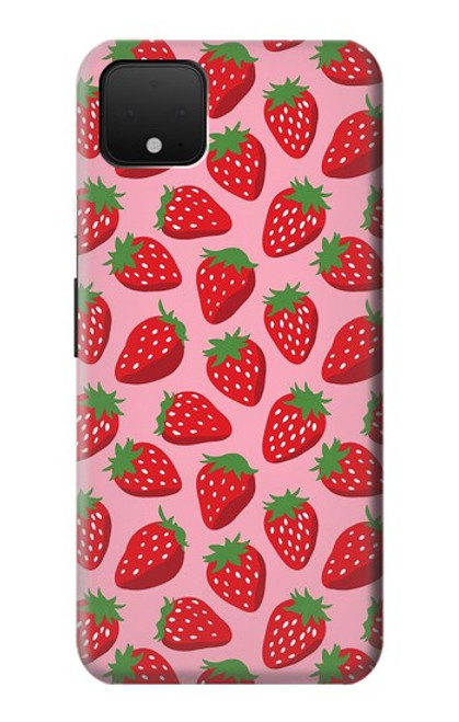 S3719 Strawberry Pattern Case For Google Pixel 4