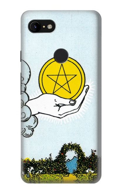 S3722 Tarot Card Ace of Pentacles Coins Case For Google Pixel 3 XL