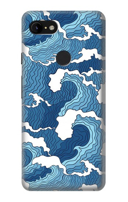 S3751 Wave Pattern Case For Google Pixel 3 XL