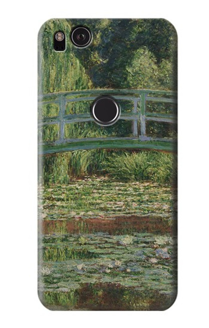 S3674 Claude Monet Footbridge and Water Lily Pool Case For Google Pixel 2