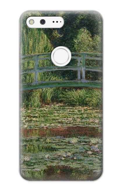 S3674 Claude Monet Footbridge and Water Lily Pool Case For Google Pixel XL