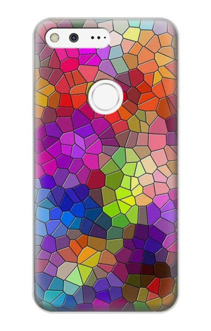 S3677 Colorful Brick Mosaics Case For Google Pixel XL