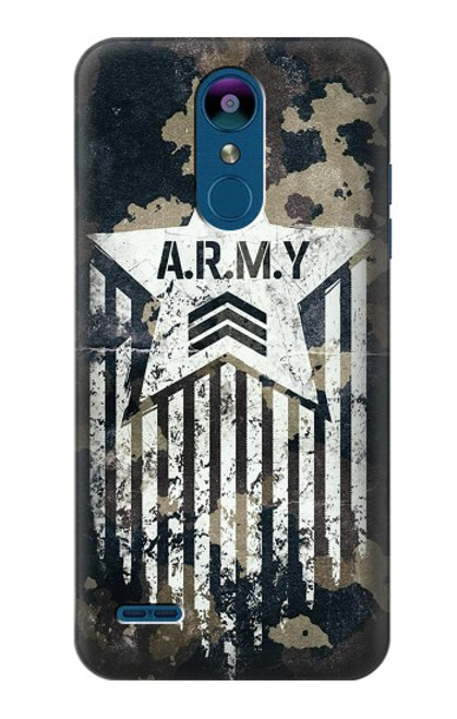 S3666 Army Camo Camouflage Case For LG K8 (2018)