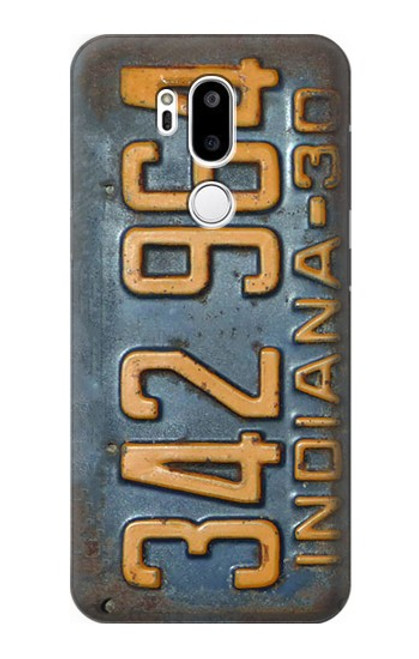 S3750 Vintage Vehicle Registration Plate Case For LG G7 ThinQ