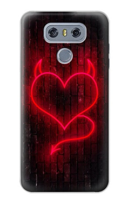 S3682 Devil Heart Case For LG G6