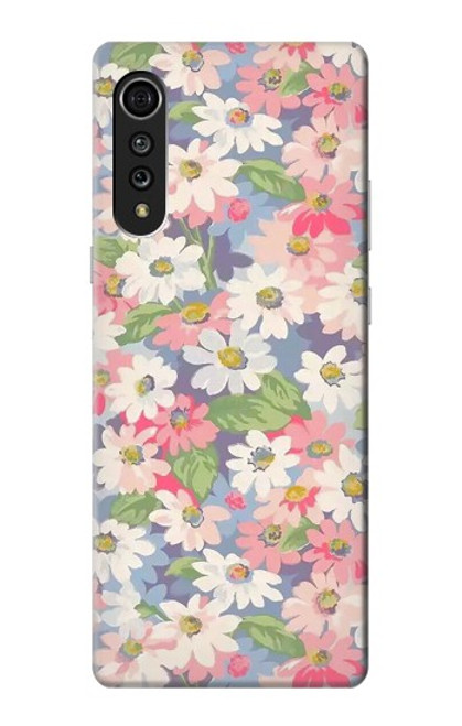 S3688 Floral Flower Art Pattern Case For LG Velvet