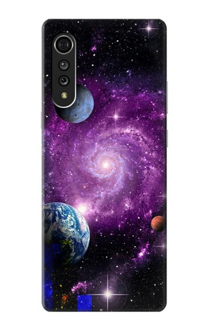 S3689 Galaxy Outer Space Planet Case For LG Velvet