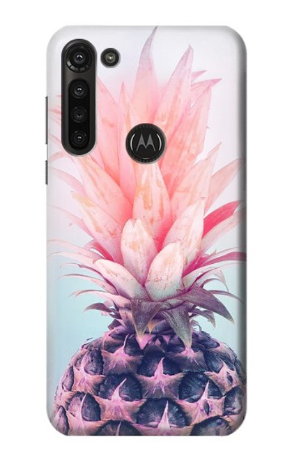 S3711 Pink Pineapple Case For Motorola Moto G8 Power