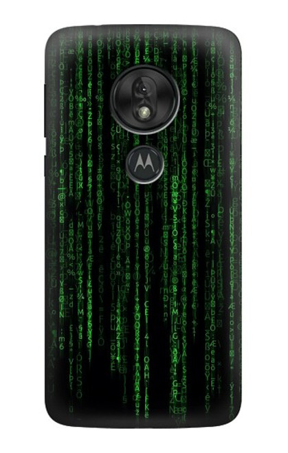S3668 Binary Code Case For Motorola Moto G7 Play