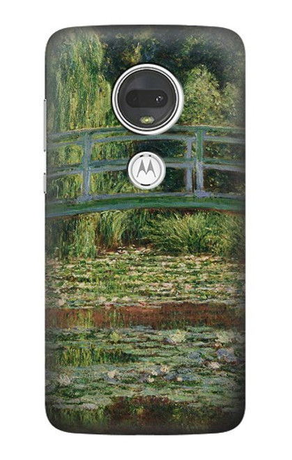 S3674 Claude Monet Footbridge and Water Lily Pool Case For Motorola Moto G7, Moto G7 Plus