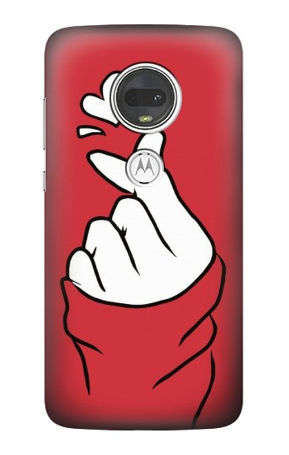 S3701 Mini Heart Love Sign Case For Motorola Moto G7, Moto G7 Plus