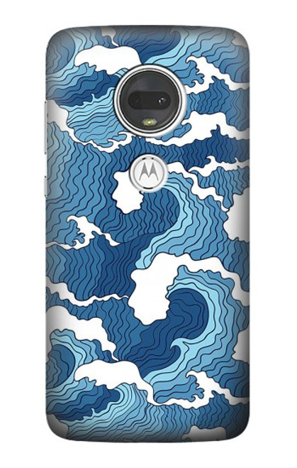 S3751 Wave Pattern Case For Motorola Moto G7, Moto G7 Plus