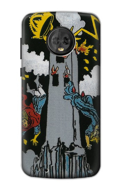 S3745 Tarot Card The Tower Case For Motorola Moto G6