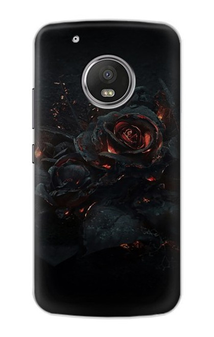 S3672 Burned Rose Case For Motorola Moto G5 Plus