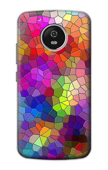 S3677 Colorful Brick Mosaics Case For Motorola Moto G5