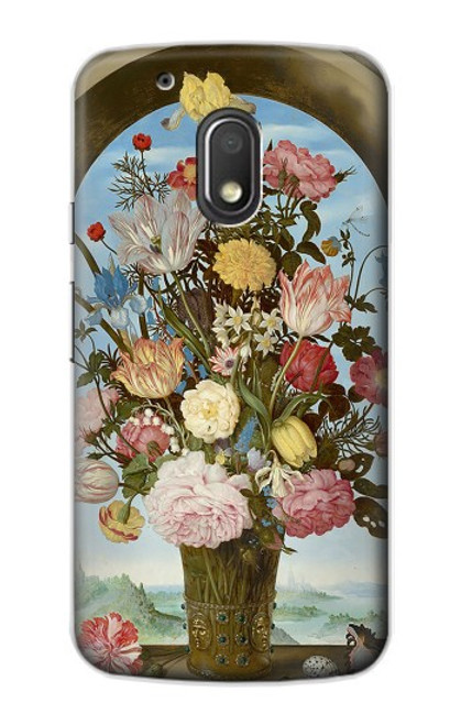 S3749 Vase of Flowers Case For Motorola Moto G4 Play