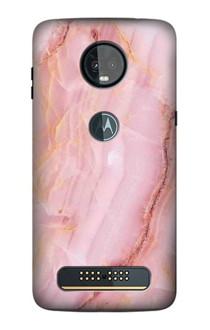 S3670 Blood Marble Case For Motorola Moto Z3, Z3 Play