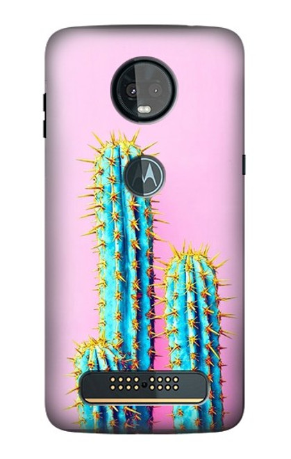 S3673 Cactus Case For Motorola Moto Z3, Z3 Play