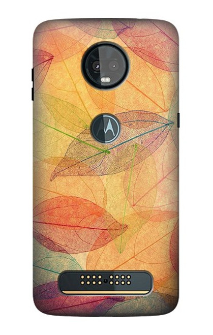 S3686 Fall Season Leaf Autumn Case For Motorola Moto Z3, Z3 Play