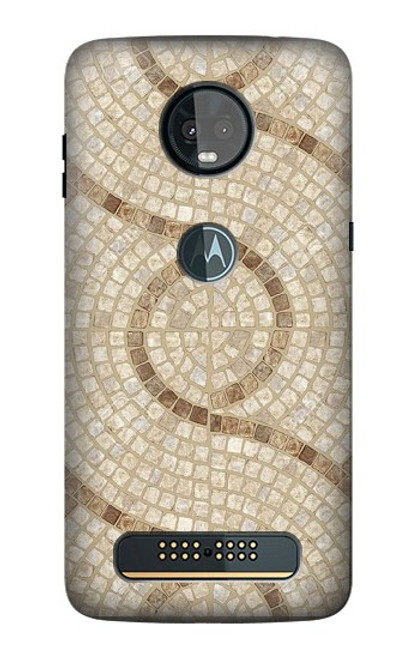 S3703 Mosaic Tiles Case For Motorola Moto Z3, Z3 Play