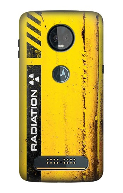 S3714 Radiation Warning Case For Motorola Moto Z3, Z3 Play