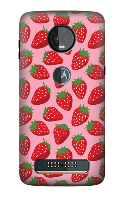 S3719 Strawberry Pattern Case For Motorola Moto Z3, Z3 Play
