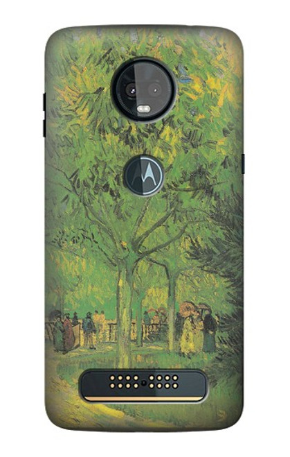 S3748 Van Gogh A Lane in a Public Garden Case For Motorola Moto Z3, Z3 Play