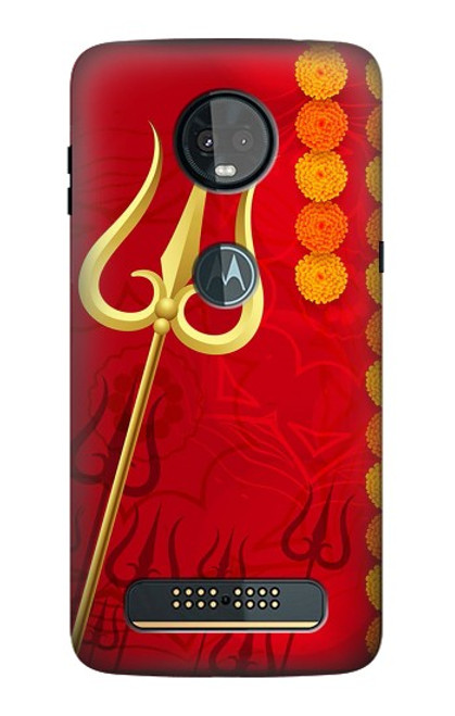 S3788 Shiv Trishul Case For Motorola Moto Z3, Z3 Play