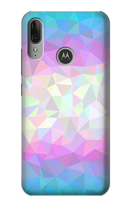 S3747 Trans Flag Polygon Case For Motorola Moto E6 Plus, Moto E6s