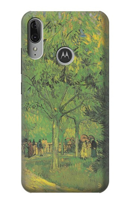 S3748 Van Gogh A Lane in a Public Garden Case For Motorola Moto E6 Plus, Moto E6s