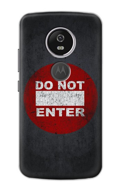 S3683 Do Not Enter Case For Motorola Moto E5 Plus