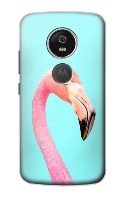 S3708 Pink Flamingo Case For Motorola Moto E5 Plus