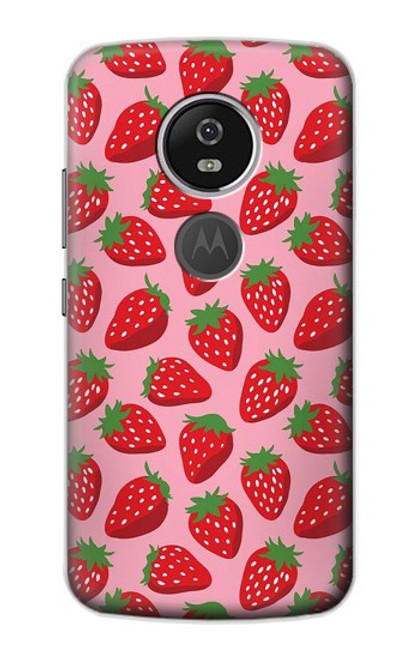 S3719 Strawberry Pattern Case For Motorola Moto E5 Plus