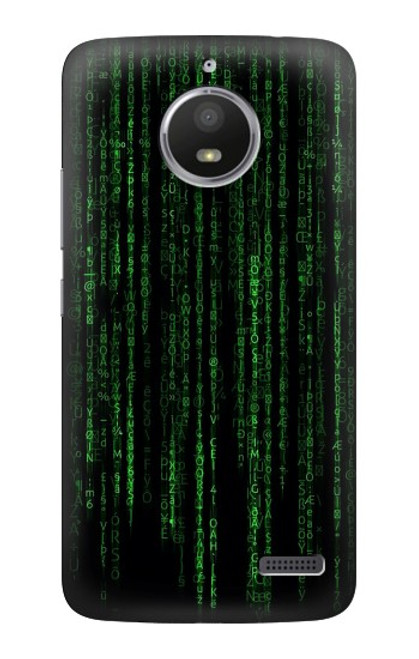 S3668 Binary Code Case For Motorola Moto E4