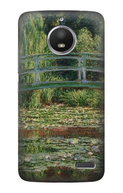S3674 Claude Monet Footbridge and Water Lily Pool Case For Motorola Moto E4