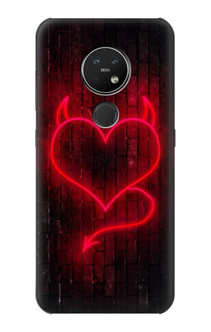 S3682 Devil Heart Case For Nokia 7.2