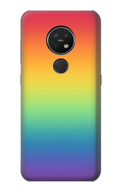 S3698 LGBT Gradient Pride Flag Case For Nokia 7.2