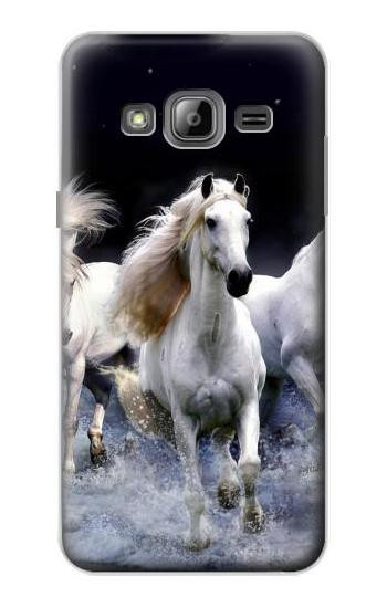 S0246 White Horse Case For Samsung Galaxy J3 (2016)