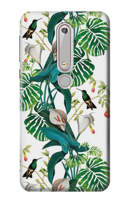S3697 Leaf Life Birds Case For Nokia 6.1, Nokia 6 2018
