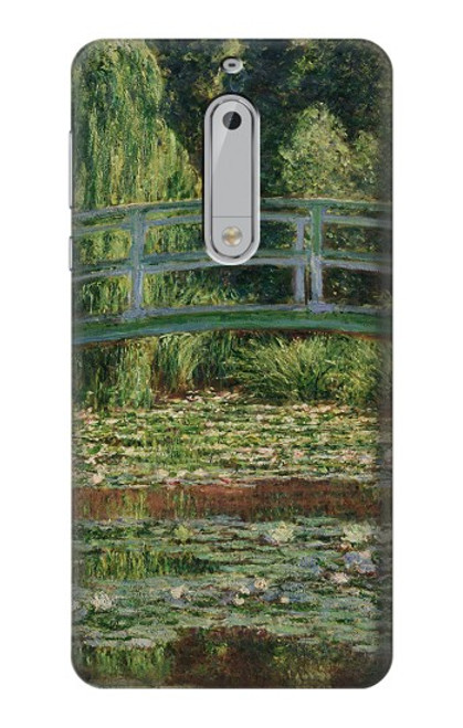 S3674 Claude Monet Footbridge and Water Lily Pool Case For Nokia 5