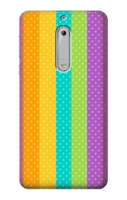 S3678 Colorful Rainbow Vertical Case For Nokia 5