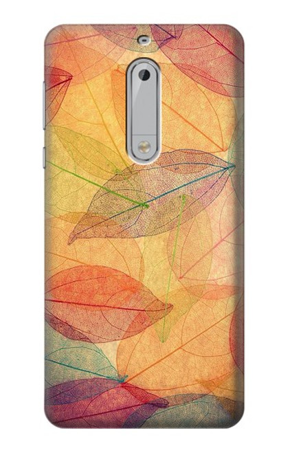 S3686 Fall Season Leaf Autumn Case For Nokia 5