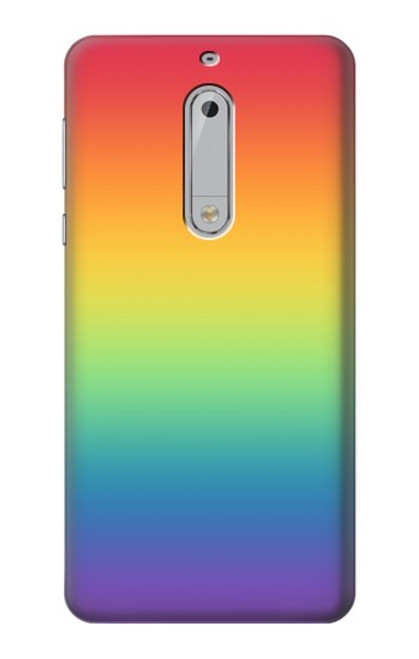 S3698 LGBT Gradient Pride Flag Case For Nokia 5