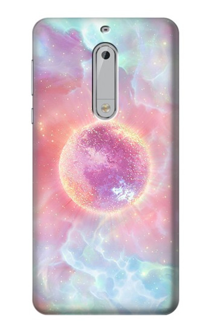 S3709 Pink Galaxy Case For Nokia 5