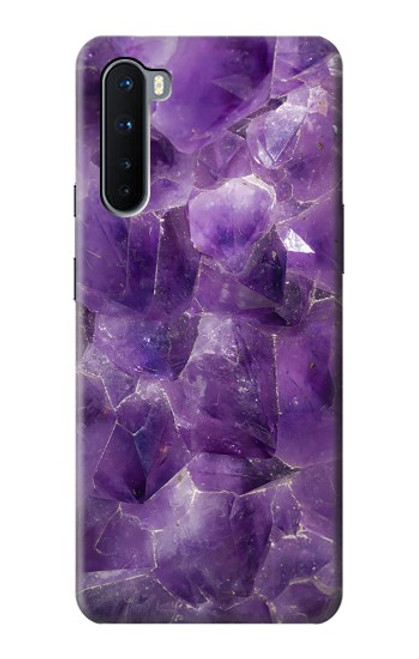 S3713 Purple Quartz Amethyst Graphic Printed Case For OnePlus Nord