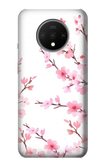 S3707 Pink Cherry Blossom Spring Flower Case For OnePlus 7T