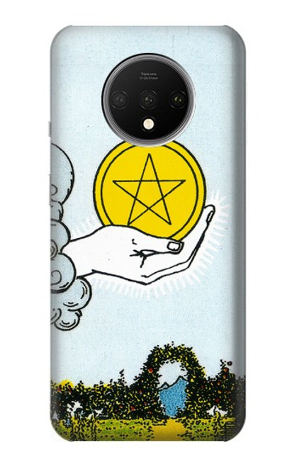 S3722 Tarot Card Ace of Pentacles Coins Case For OnePlus 7T
