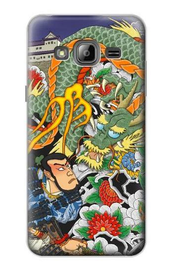 S0454 Japan Tattoo Case For Samsung Galaxy J3 (2016)