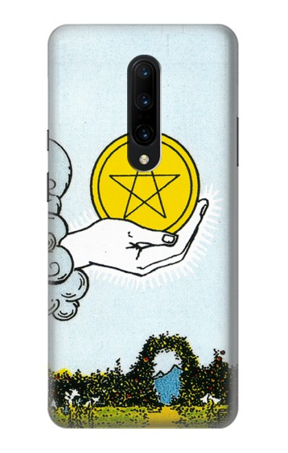 S3722 Tarot Card Ace of Pentacles Coins Case For OnePlus 7 Pro