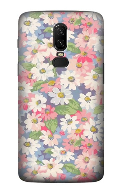 S3688 Floral Flower Art Pattern Case For OnePlus 6